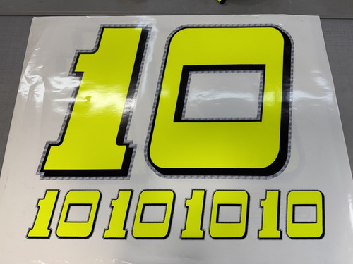 Race car numbers 10 neon - race,