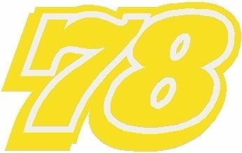 Race car numbers - , vinyl